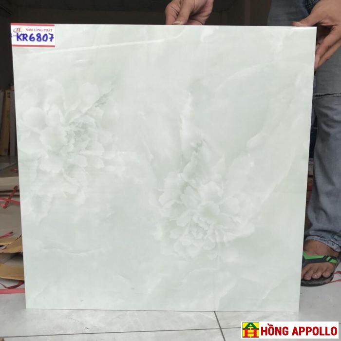 Gạch lát nền bóng kiếng xanh chuối 60x60 đẹp rẻ